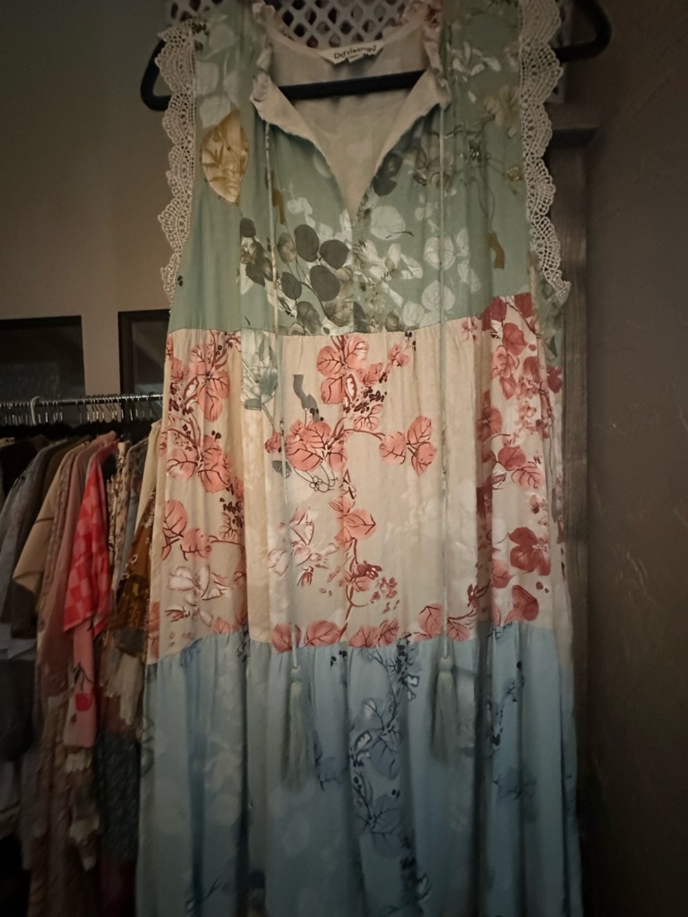 Boho Patchwork Maxi dress - Picture 8 of 10